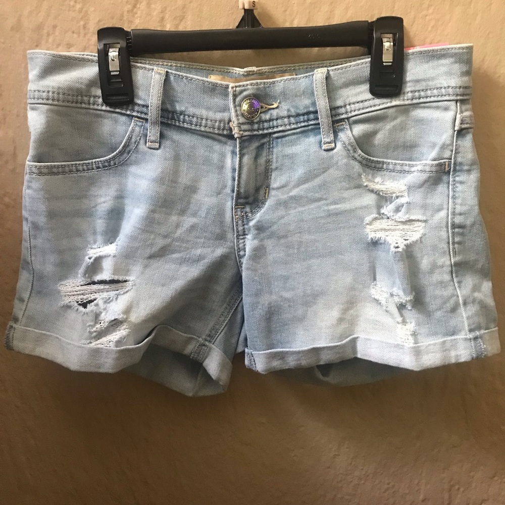 Hollister jean shorts